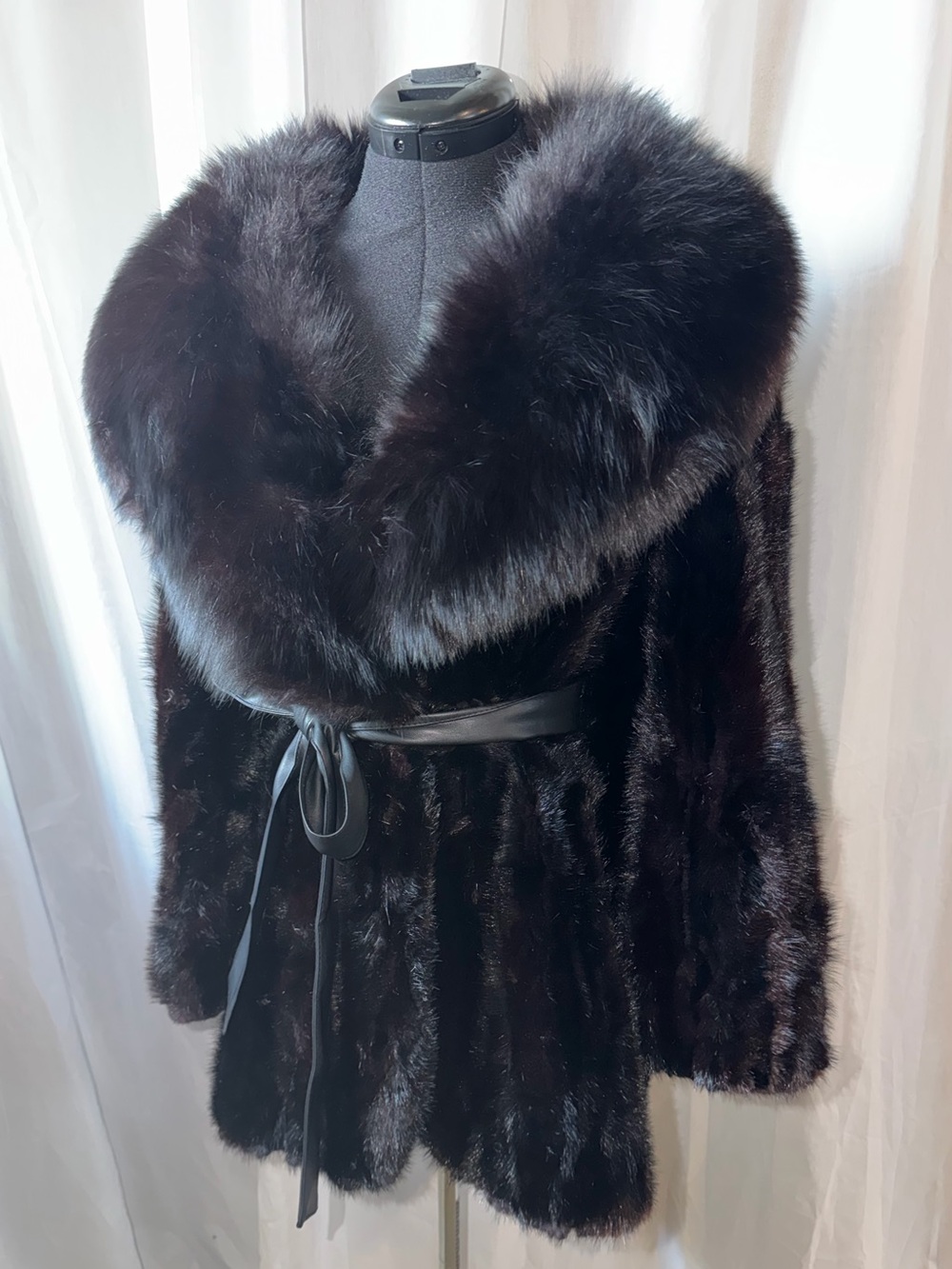 Luxury Vintage Donald Brooks Fur Coat